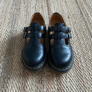 DR. MARTENS 8065 Smooth Leather Mary Jane Shoes